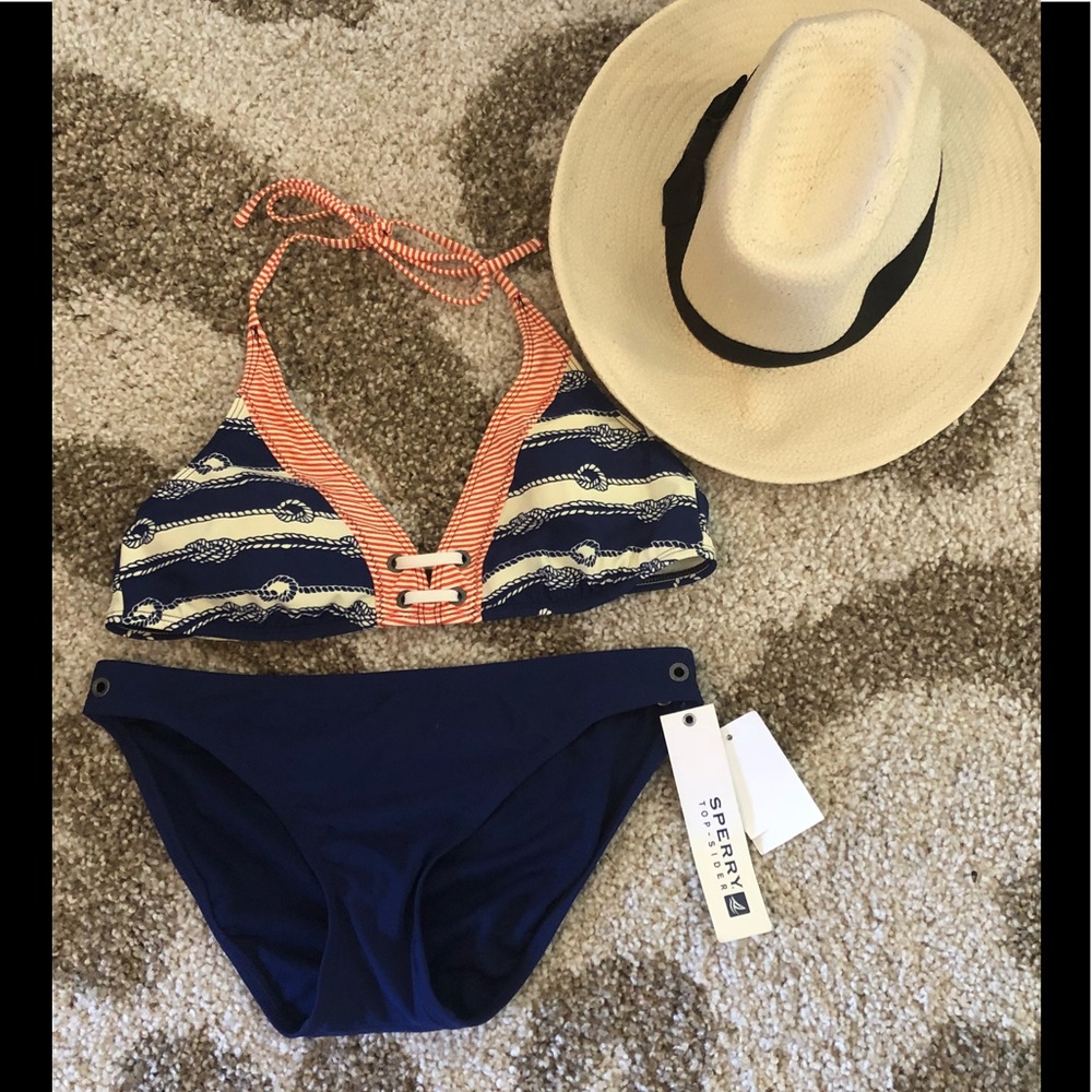 Sperry Top-Sider Blue and Orange Bikini